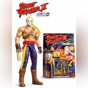New in package with accessories Street Fighter II G.I. Joe Vega Action Figure